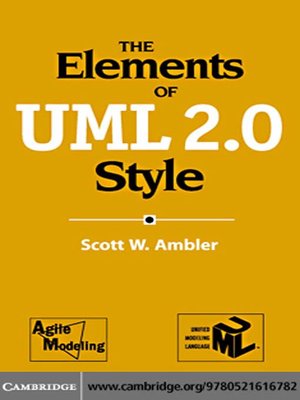 cover image of The Elements of UML<sup>TM</sup> 2.0 Style